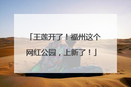 王莲开了！福州这个网红公园，上新了！