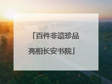 百件非遗珍品亮相长安书院
