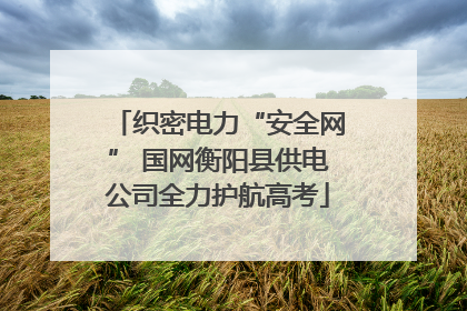 织密电力“安全网” 国网衡阳县供电公司全力护航高考