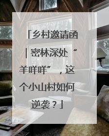 乡村邀请函｜密林深处“羊咩咩”，这个小山村如何逆袭？