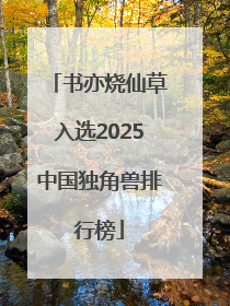 书亦烧仙草入选2025中国独角兽排行榜