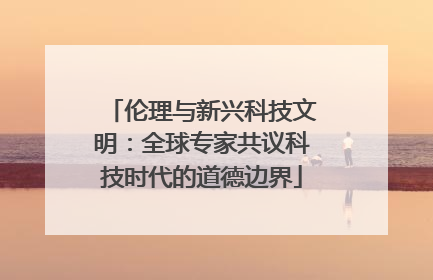 伦理与新兴科技文明：全球专家共议科技时代的道德边界