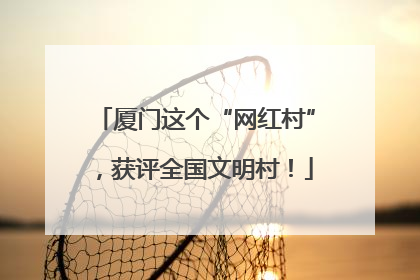 厦门这个“网红村”，获评全国文明村！