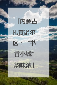 内蒙古扎赉诺尔区：“书香小城”韵味浓