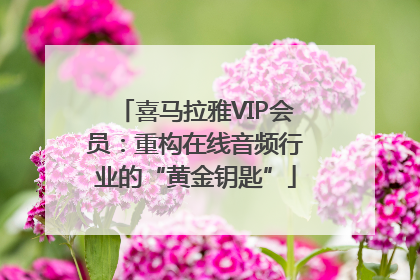 喜马拉雅VIP会员：重构在线音频行业的“黄金钥匙”