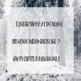 国家级经开区如何推动区域协调发展？商务部答封面新闻