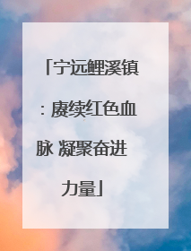 宁远鲤溪镇：赓续红色血脉 凝聚奋进力量