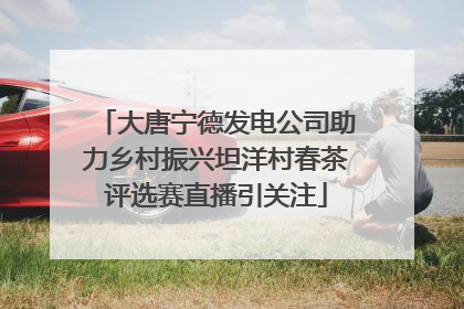 大唐宁德发电公司助力乡村振兴坦洋村春茶评选赛直播引关注
