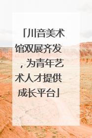 川音美术馆双展齐发，为青年艺术人才提供成长平台