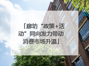 廊坊“政策+活动”同向发力带动消费市场升温