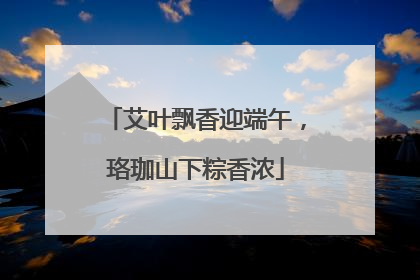 艾叶飘香迎端午，珞珈山下粽香浓