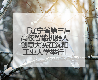 辽宁省第三届高校智能机器人创意大赛在沈阳工业大学举行