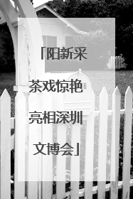 阳新采茶戏惊艳亮相深圳文博会