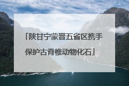 陕甘宁蒙晋五省区携手保护古脊椎动物化石