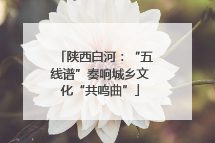 陕西白河：“五线谱”奏响城乡文化“共鸣曲”