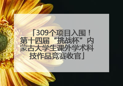 309个项目入围！第十四届“挑战杯”内蒙古大学生课外学术科技作品竞赛收官