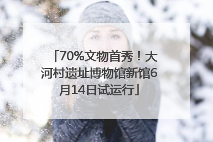 70%文物首秀！大河村遗址博物馆新馆6月14日试运行