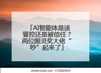 AI智能体是该管控还是被信任？两位图灵奖大佬“吵”起来了
